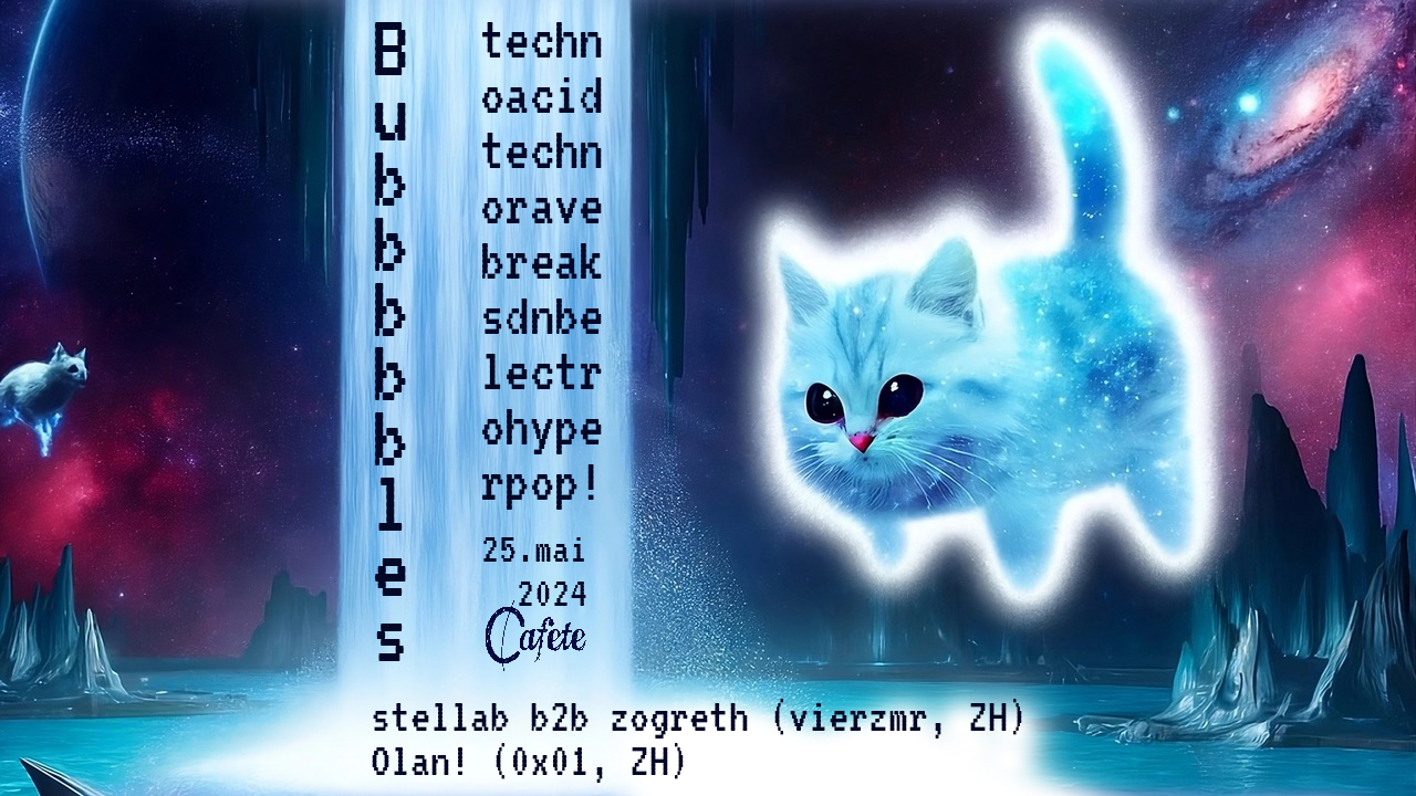 Bubbbbbles #1 flyer
